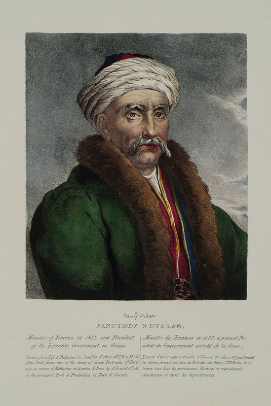 Πανούτσος Νοταράς, έργο Adam Friedel